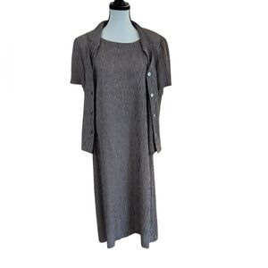 Talbots Gray Two-Piece Dress Set